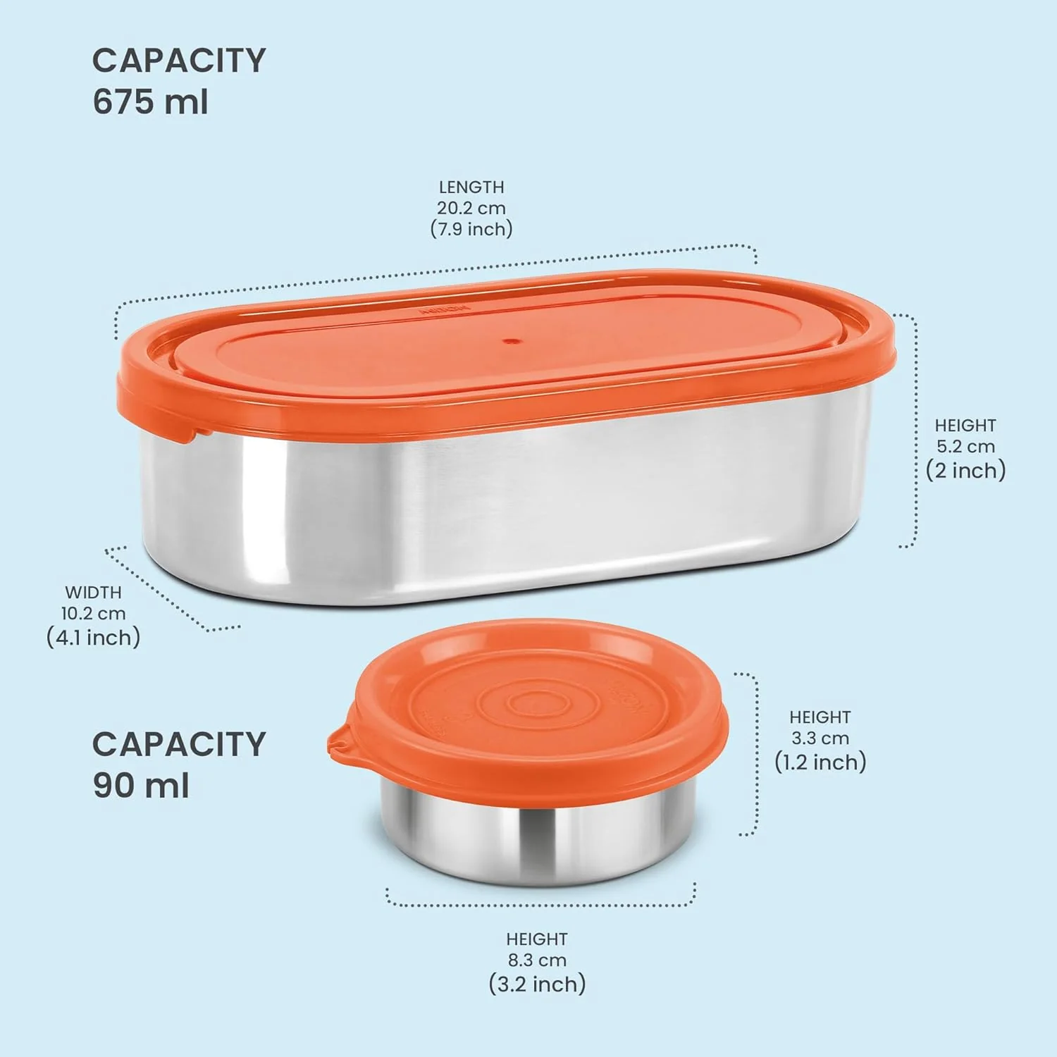 Steel Refresh Tiffin (Milton) - Image 3