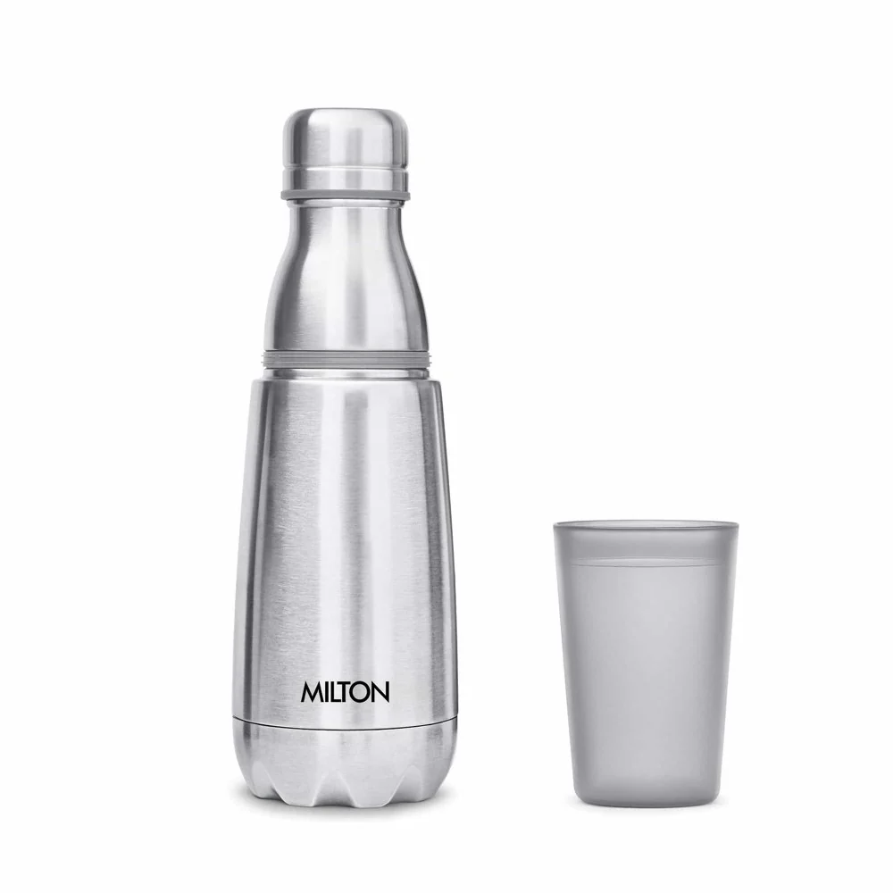 Vertex Thermosteel Bottle With Tumbler (Milton) - Image 3