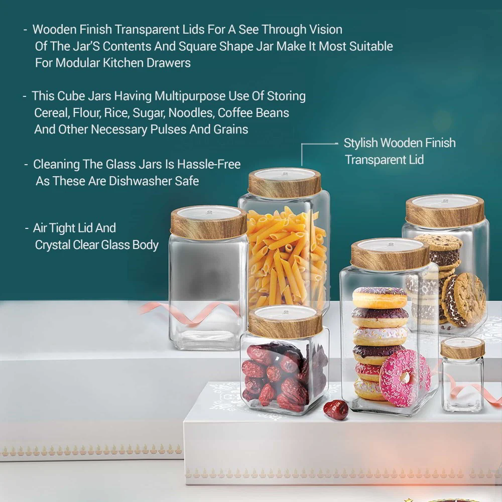 Woody Cube Jar (Treo by Milton) - Image 2