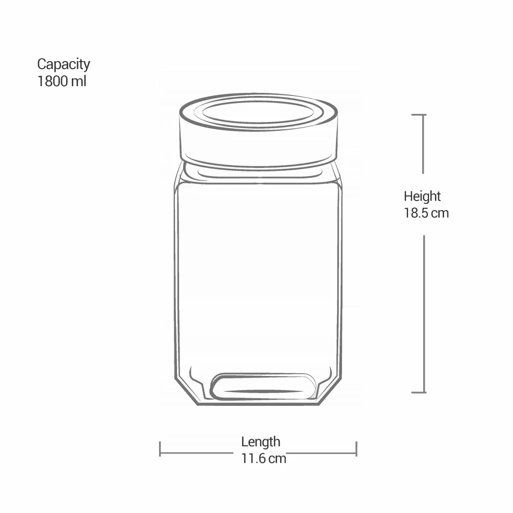 Woody Cube Jar (Treo by Milton) - Image 3